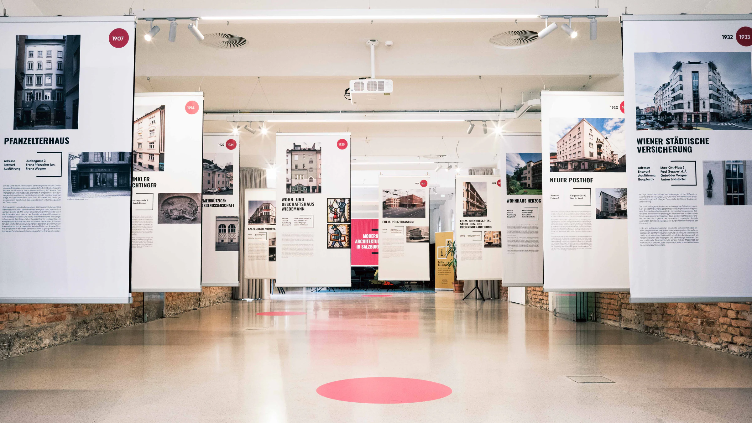 Ausstellungskonzept „Moderne Architektur in Salzburg“