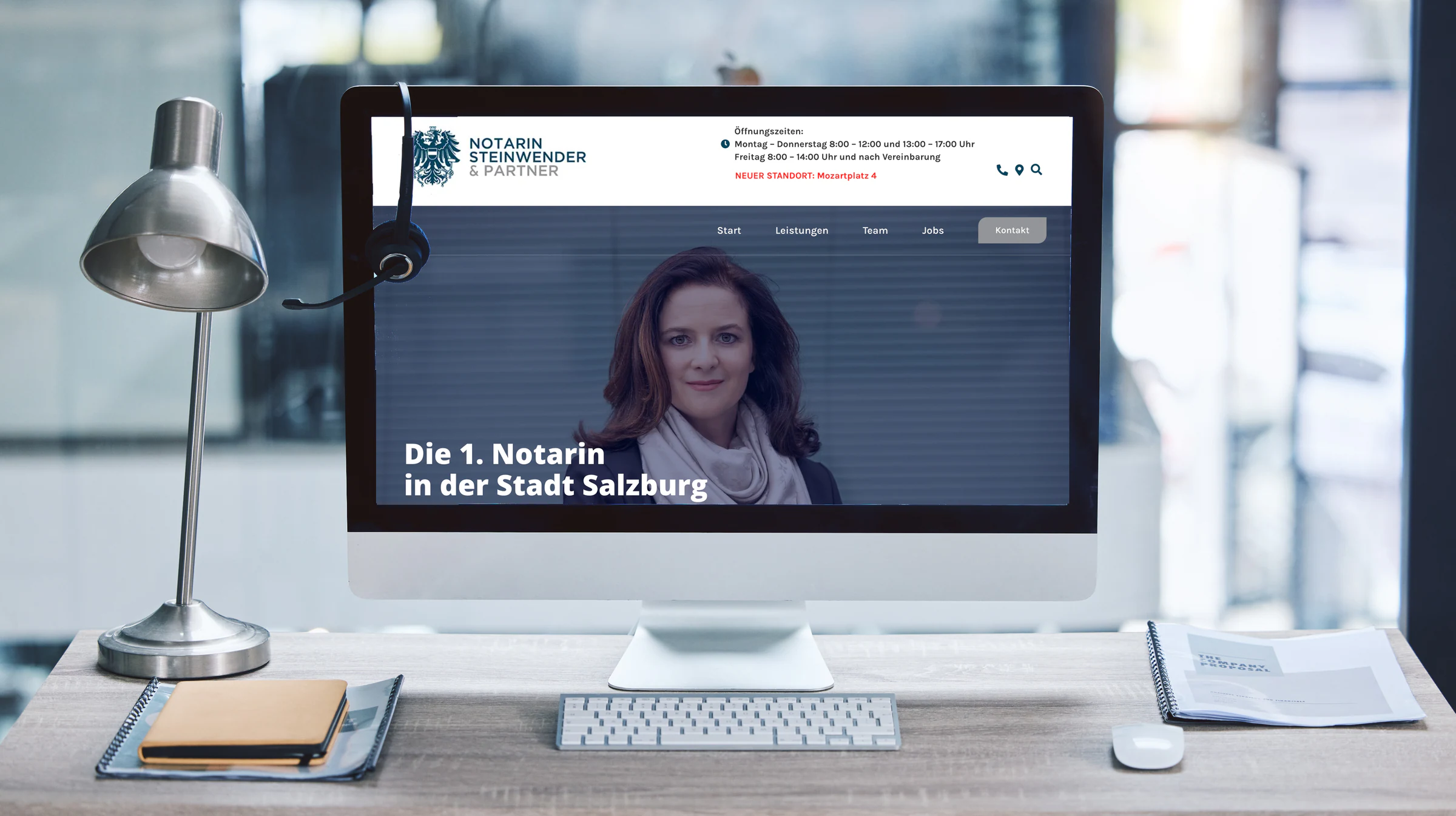 Website des Notariats Steinwender & Albrecht