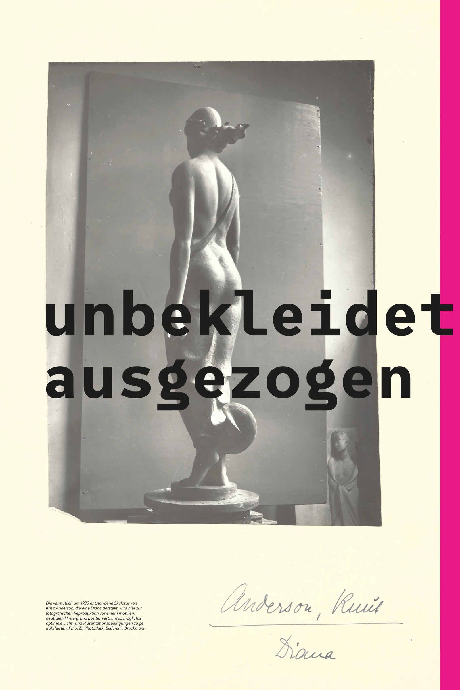 Eingangstafel mit Diana – unbekleidet | ausgezogen