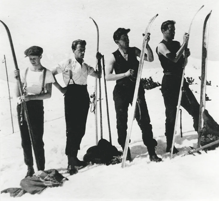 Historisches Skifahren beim WSV Strobl