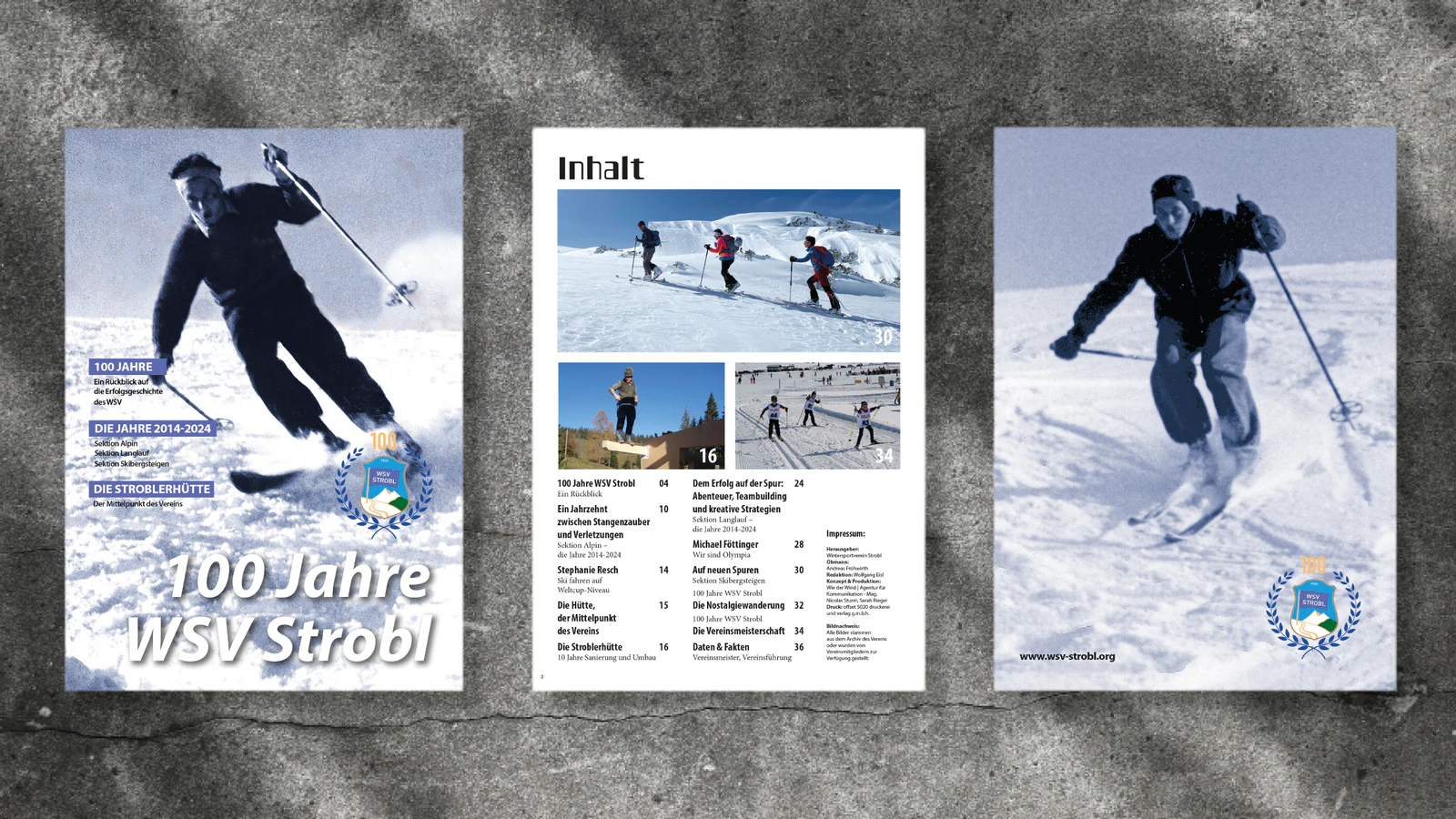 Jubiläumsmagazin 100 Jahre Wintersportverein Strobl